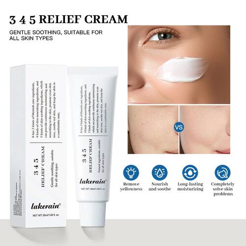 345 Relief Cream Address Blemishes Nourish The Skin and Prov