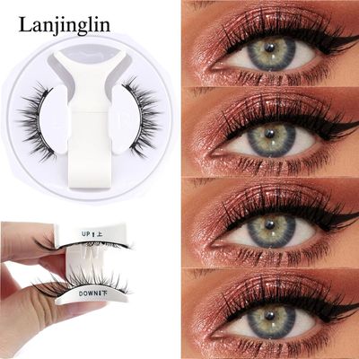 3D Magnetic False Eyelashes Tweezer Set Reusable Natural Eye