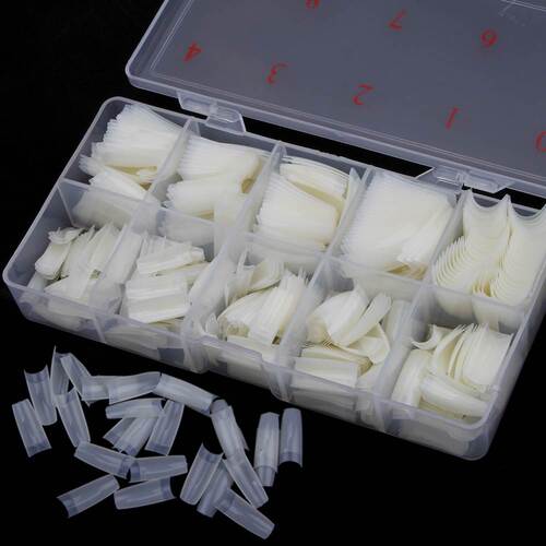 Nail Capsules 500pcs/Box Artificial Nail Tips Full Cover Nai