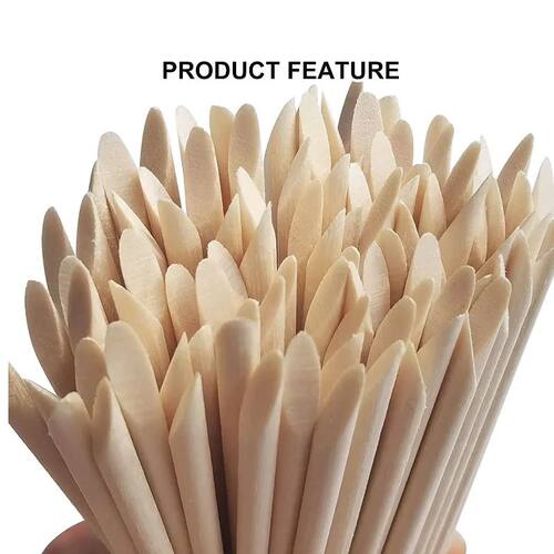 50/100/200/300pc/Set for Nail Different Sizes Orange Wood St
