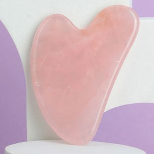 Natural Stone Gua Guasha Sha Facial Massage Scraper 1PC Jade