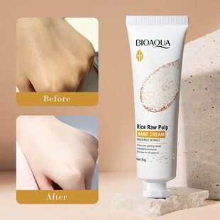 Rice Hand Cream Volumizing Rejuvenating Nourishing Moisturiz
