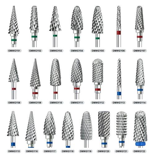 1pcs Tungsten Steel Nail Cuticle Drill Bits Carbide Rotate E