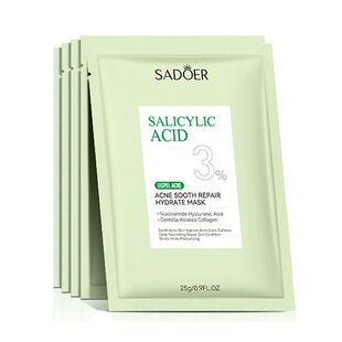 5pcs SADOER Salicylic Acid Face Mask Moisturizing Nourishing