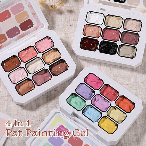 Nail Nine Square Patting Glue High Saturated Painting Gradie