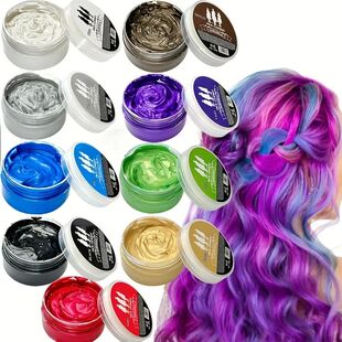 Temporary Hair Color Dye Mud,9-color  Color Hair mud Wax Hai