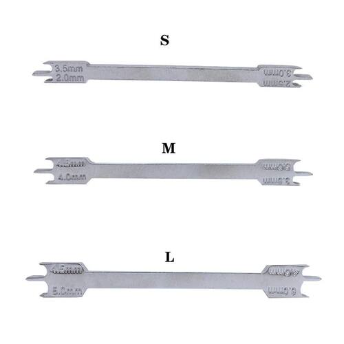 Dental Orthodontic Bracket Positioner Double Ended Locator H