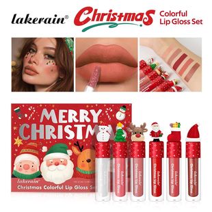 Gloss Set Long Lakerain Moisturizing Lip Lasting Christmas