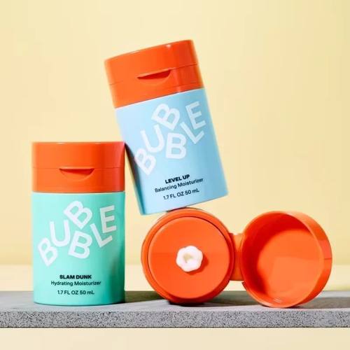 50ml Bubble Moisturizing Face Cream Vitamin E + Aloe Vera Ge