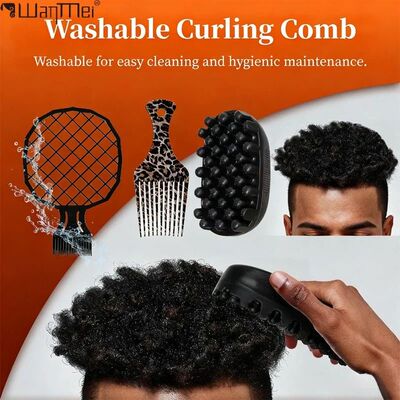 Professional Afro Hair Brush Curling Comb Twisting Styling T