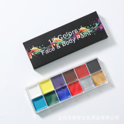 12 Color Oil Color Face Color Performance Face Makeup Body P