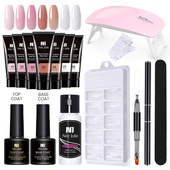 Kit All Manicure Poly for Gel Extension Nail Set Slip
