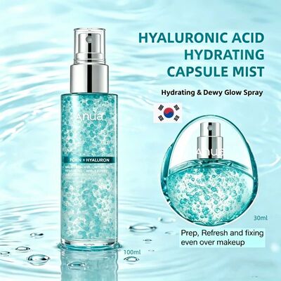 Glow Facial Serum Spray,Face Hydrating Mist,Hyaluronic Acid