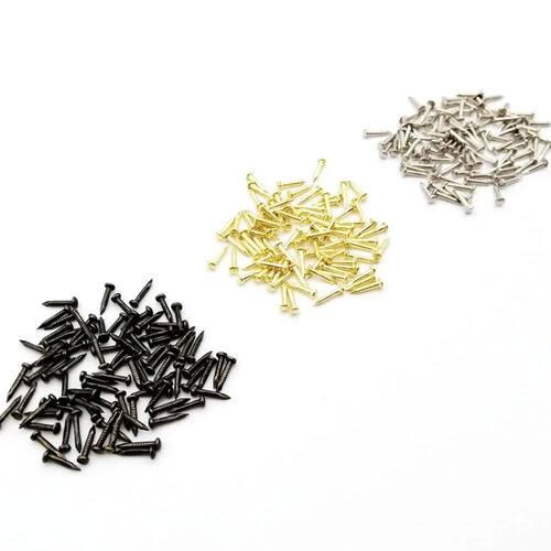 200pcs Golden Silver Antique Brass Bronze Dia=1.2/1.5mm L=6/