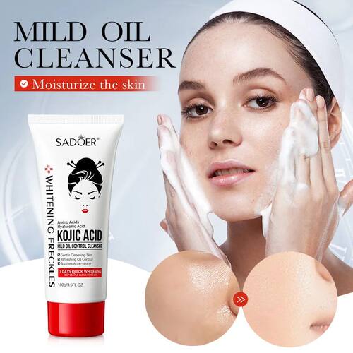 SADOER Kojic Acid Facial Cleanser Face Wash Foam Facial Clea