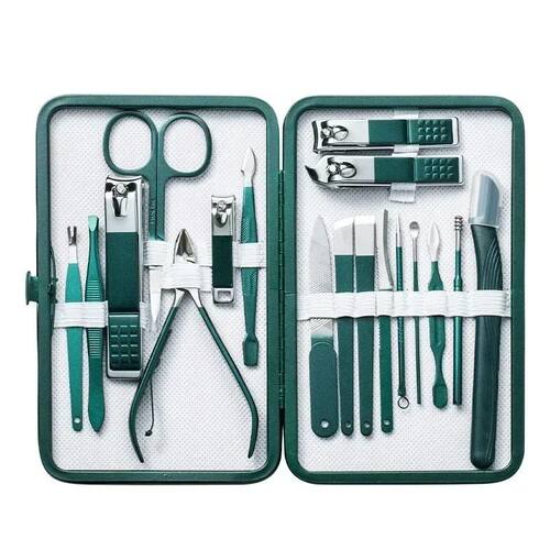 7/18PCS Stainless Steel Nail Clipper Set Grooming Tool Set W