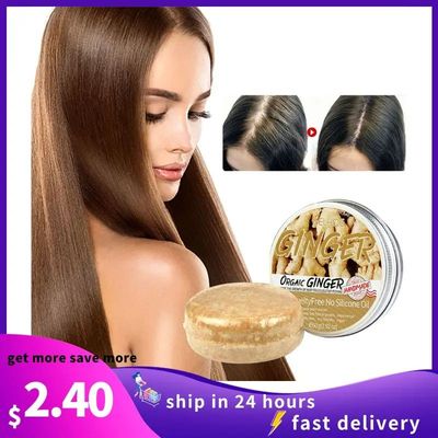 Ginger Shampoo Soap Ginger Hair Regrowth Shampoo Bar Anti-Ha