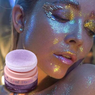 Multi-Use Body Face Highlighter Powder Glitter Fairy Purple