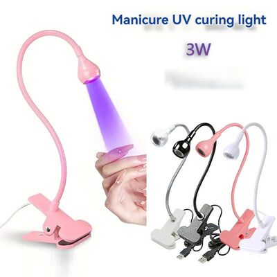 LED Table Lamp Nightlight Gooseneck Nail Lamp UV Curable Vio