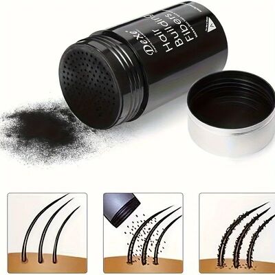 Fiber Powder 22g: Hair Building Fibers for Fuller Hair, Idea