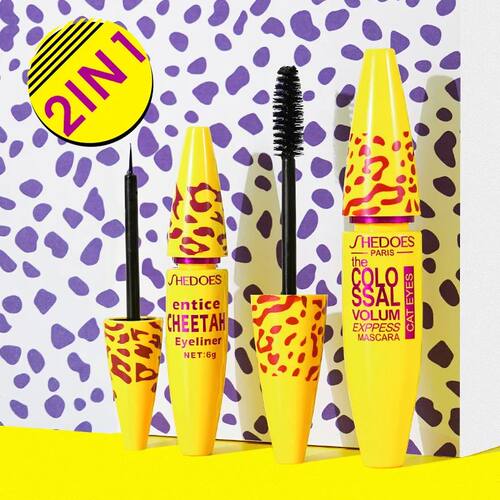 Make up Eyelash Mascara Waterproof Thick Liquid Eyeliner Mas