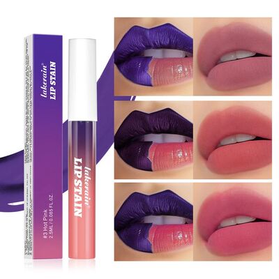 Lip Stain Peel Off and Reveal Long Lasting Waterproof Pink L