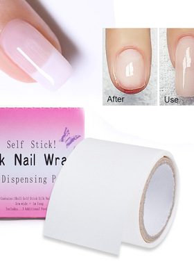 Silk Fabric Nail Protector Strips, Silk Adhesive Tape, Self-