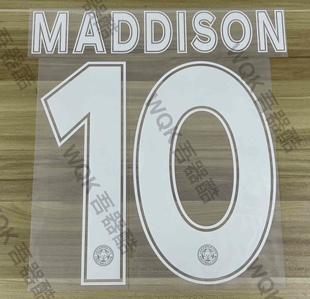 英超莱斯特城2021赛季主场杯赛印字 内有多选 瓦尔迪麦迪逊 THMP