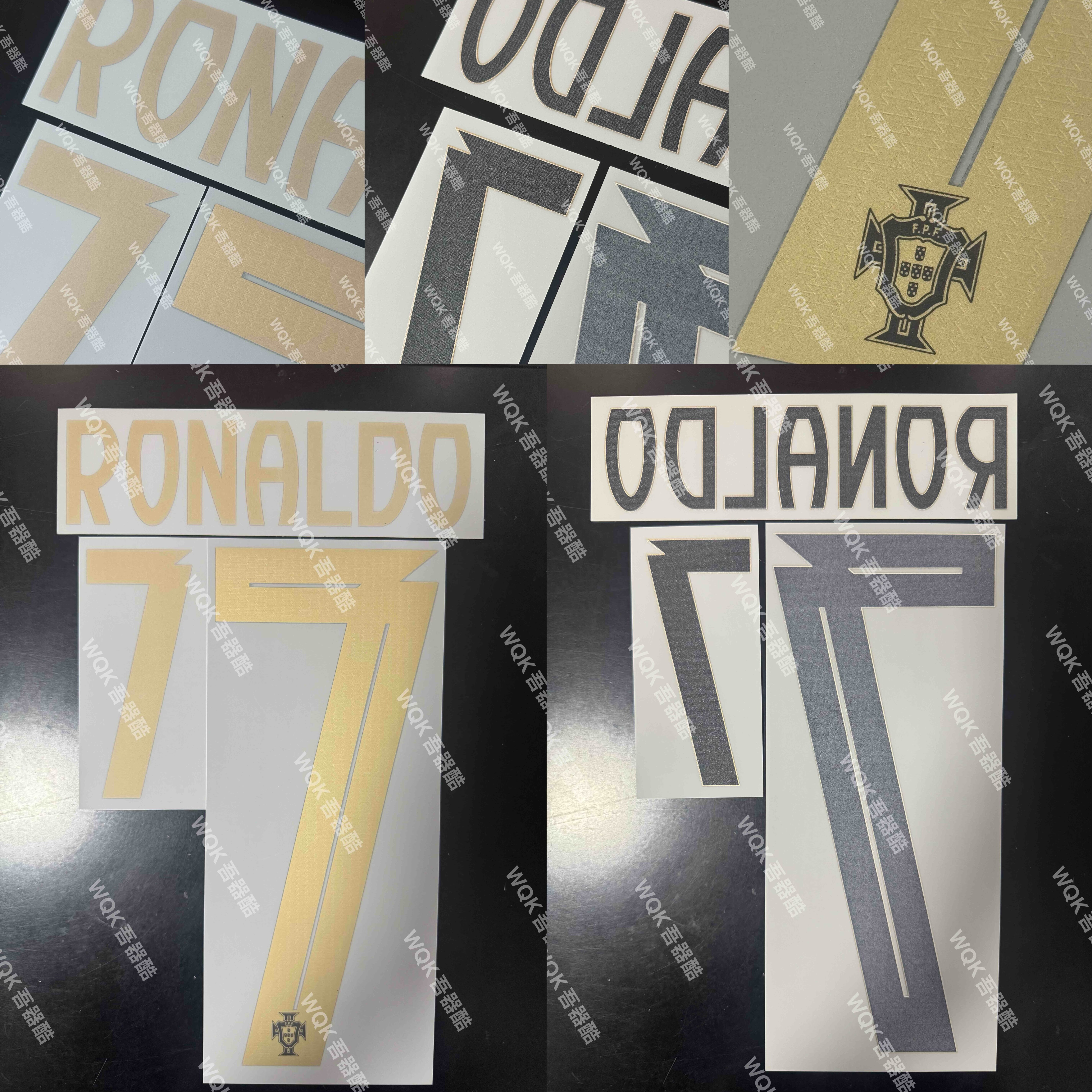 葡萄牙2025赛季特别版印字 正品 纪念尤西比奥 黑金C罗官方 Spid