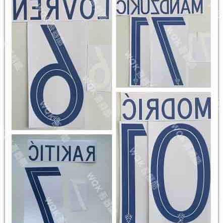 克罗地亚队1819赛季主场球员版印字 内有多选 克国自产 原装正版