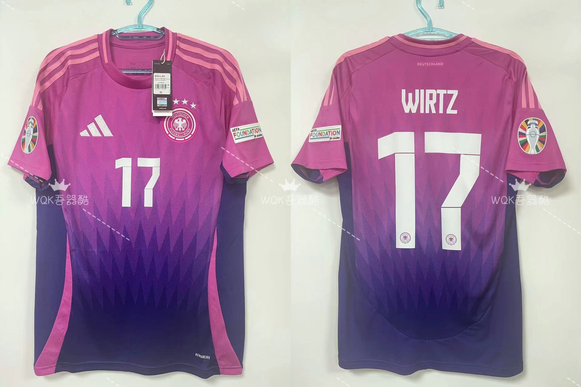 德国2024Adidas阿迪达斯球迷球衣