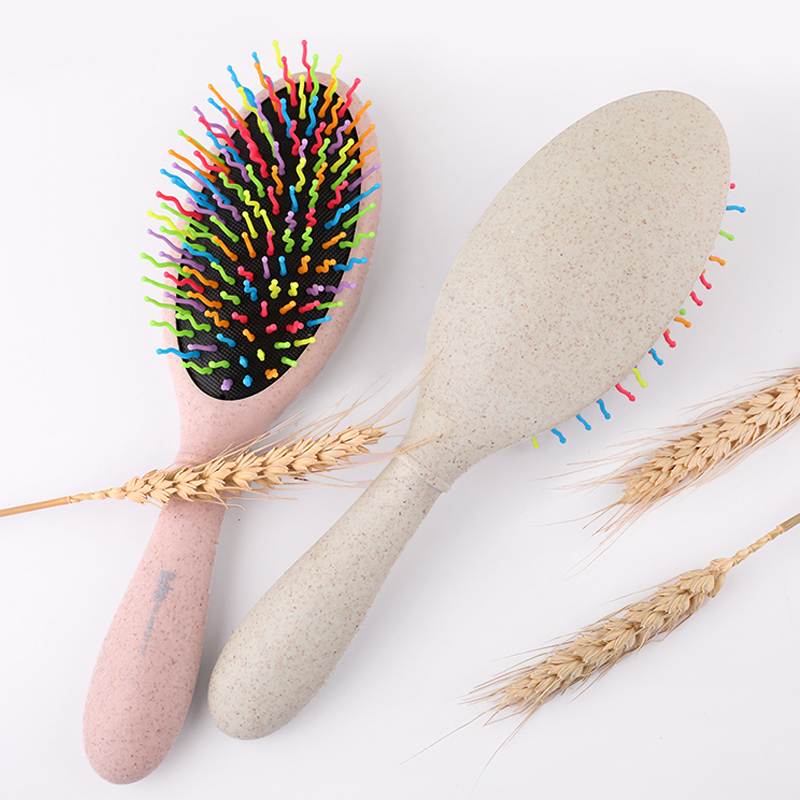 气囊气垫按摩梳子防静电卷发梳圆筒滚梳长发塑料排骨梳美发造型梳