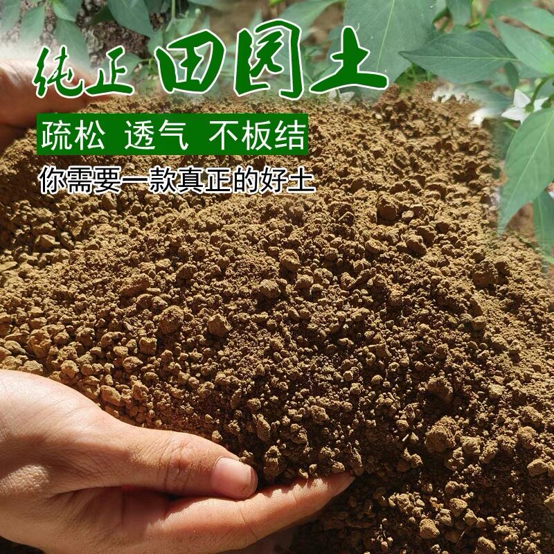 天然田园土壤种植土种菜阳台营养土种果树沙土通用普通泥土菜园土
