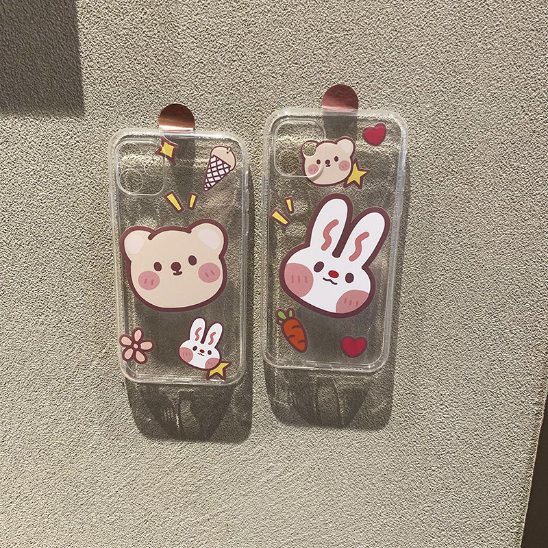 苹果全型号透明软胶情侣手机壳