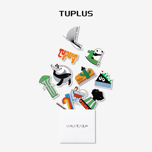 TUPLUS途加拉杆箱创意贴纸防水