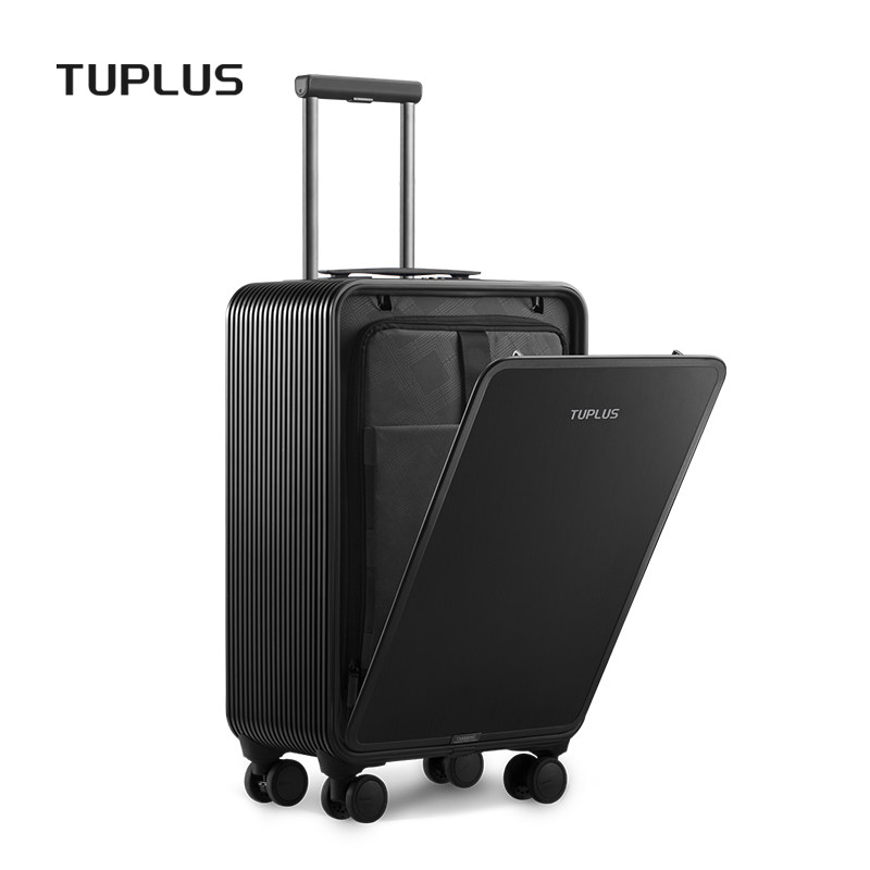 [Obsidian Black] TUPLUS/ Instantly trunk pull rod Mute Aluminum frame suitcase Brake wheelin the Leather/Lady bags/Men's bag, Suitcase  category - from Buy2taobao.com to provide professional Taobao agent buy service