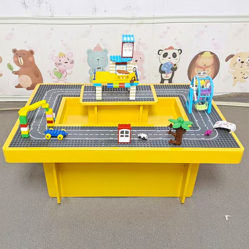 商场同款益智积木桌培训中心通用
