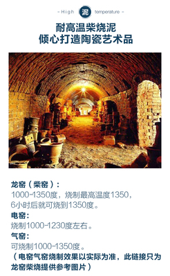 佛山耐高温柴烧龙窑特色泥巴