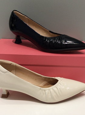 HS264110哈森正品2026春款尖头细跟女单鞋通勤优雅浅口鞋软底舒适