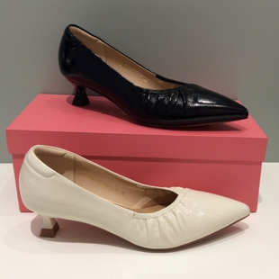 HS264110哈森正品2026春款尖头细跟女单鞋通勤优雅浅口鞋软底舒适