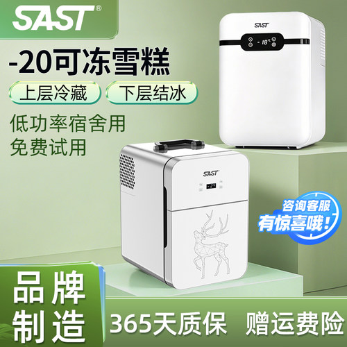 SAST车载家用迷你小冰箱mini宿舍