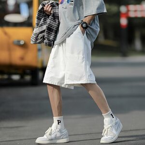 2023年夏季新款日系冰丝斜纹五分休闲裤XZ415-DK27-P30图片