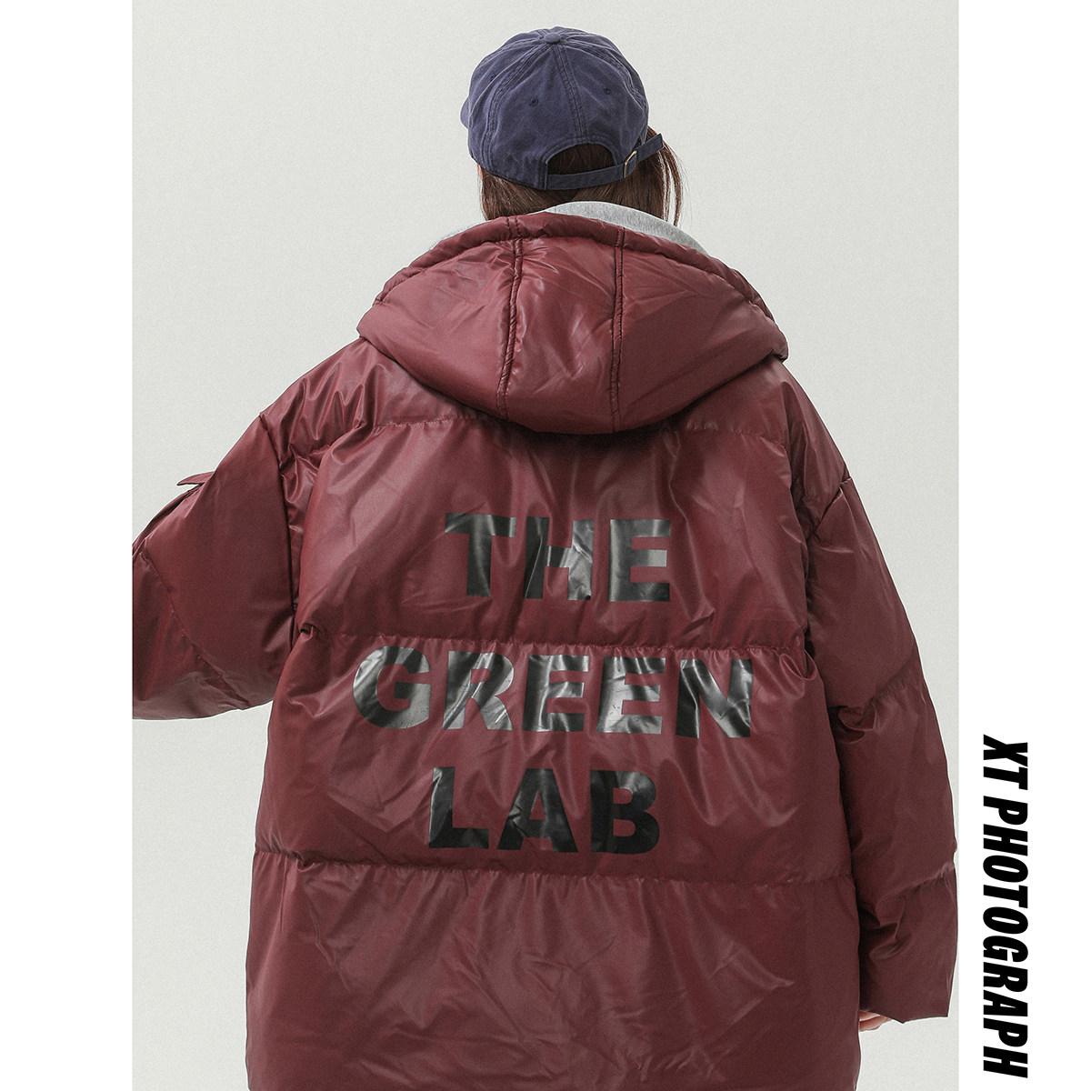 2024年冬季假两件PU皮白鸭绒羽绒服XZ416-YR2008-P278图片
