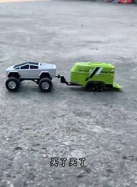 儿童玩具合金车模型1:32仿真特斯拉皮卡声光男孩跨境外贸礼物