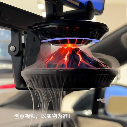 车载香薰富士山高档车载香薰氛机汽车内用香水2025新款自动喷雾