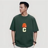 纯棉重磅260克情侣上衣圆领半袖 新款 t恤男夏季 香港潮牌陈伟霆短袖