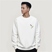 香港潮牌陈伟霆重磅纯棉卫衣男秋冬季 外套 高级感圆领长袖 新款 时尚