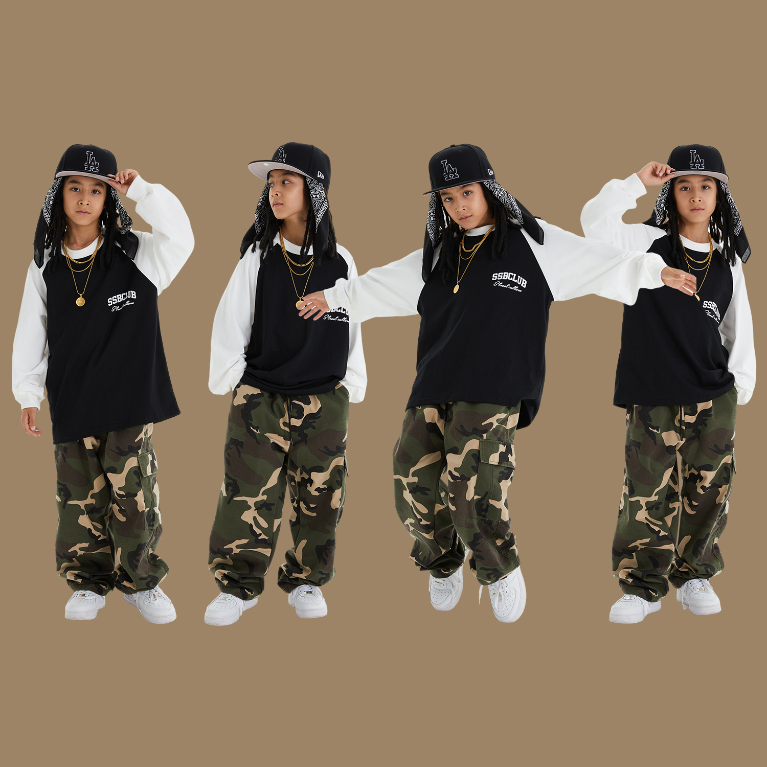 儿童嘻哈hiphop爵士街舞演出服