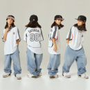 T恤套装 街舞儿童潮服嘻哈风炸街男童六一表演出服少儿hiphop短袖