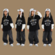 儿童演出服街舞潮装 爵士舞表演服装 男童嘻哈套装 hiphop潮牌女童装